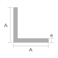 Dimensiones Ángulo L